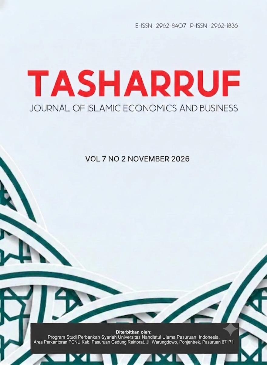 					View Vol. 7 No. 2 (2026): Tasharruf : Journal of Islamic Economics and Business (November) Inpress
				